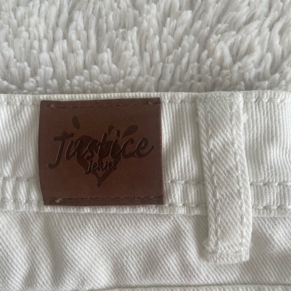 White jean shorts from justice - Picture 3 of 3